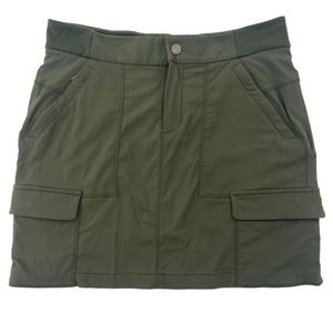 Athleta Cargo Skort Women’s Size 12 Olive Green Skirt Shorts Athletic